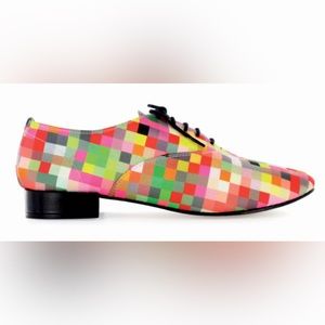 Repetto Zizi “Pixel” Oxford women’s shoes loafers France 39, US 7.5